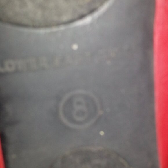 Size 8 Lower East Side Red Soft Vintage Ballet Flats - Picture 10 of 10